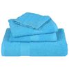 vidaXL Duscht&uuml;cher FROGN 10 Stk. T&uuml;rkis 70x140 cm 360 g/m&sup2;