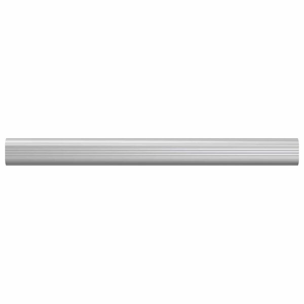 vidaXL Kleiderstange 2 pcs Silber 764 x 15 x 29 mm Aluminiumlegierung