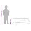 vidaXL Kindersofa Dunkelgrau 80x45x30 cm Samt