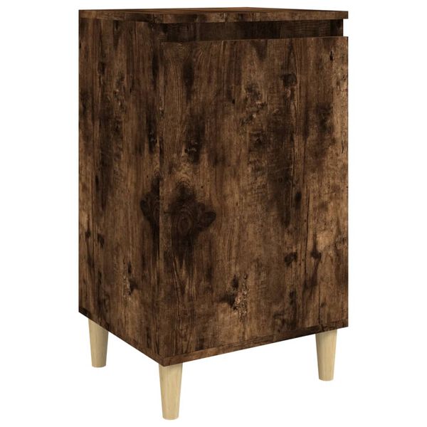 vidaXL Nachttisch R&auml;uchereiche 40x35x70 cm Holzwerkstoff