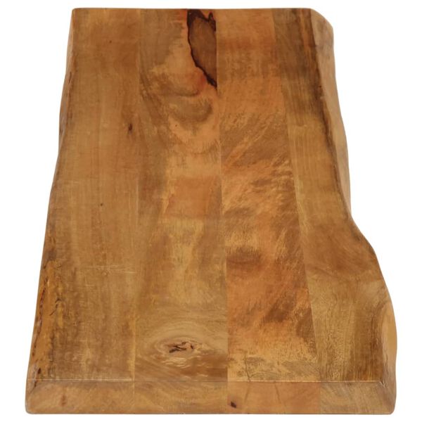 vidaXL Tischplatte mit Baumkante 160x40x3,8 cm Massivholz Mango
