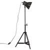 vidaXL Stehleuchte 25 W Schwarz 35x35x65/95 cm E27