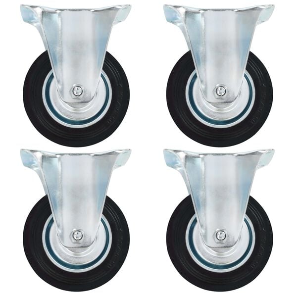 vidaXL Bockrollen 4 Stk. 100 mm