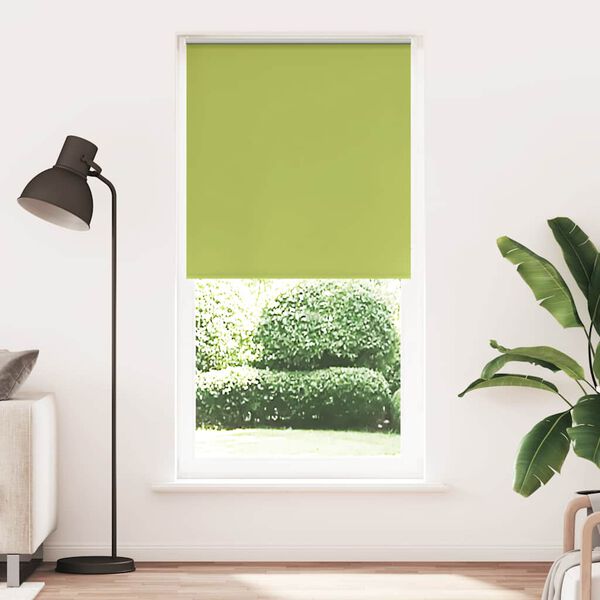 vidaXL Verdunkelungsrollo Gr&uuml;n 90x210 cm Stoffbreite 85,7 cm Polyester