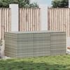 vidaXL Gartenbox Poly Rattan 180x90x70 cm Grau