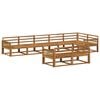 vidaXL Outdoor-Sofagarnitur 8 pcs Natur Massivholz Akazie