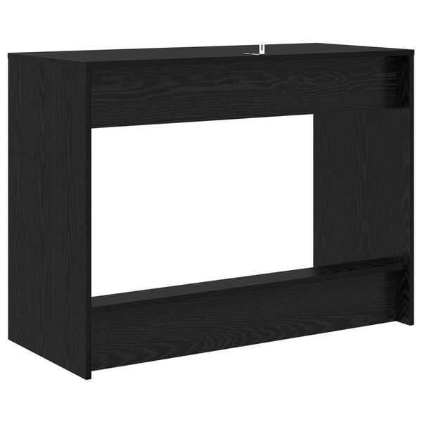 vidaXL Bett-Schreibtisch Schwarz Eichen-Optik 100 x 45 x 75 cm