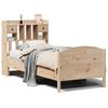 vidaXL B&uuml;cherregalbett ohne Matratze 75x190 cm Massivholz Kiefer