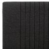 vidaXL Bettrahmen Dunkelgrau Stoff 140&times;200 cm