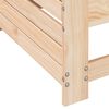 vidaXL Gartensofa mit Armlehne und Beistelltisch Massivholz Kiefer