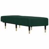 vidaXL Chaiselongue Dunkelgr&uuml;n Samt