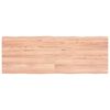 vidaXL Tischplatte 140x50x(2-4) cm Massivholz Behandelt Baumkante