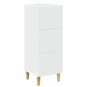 vidaXL Schubladenschrank Wei&szlig; 33 x 34,5 x 90 cm Holzwerkstoff