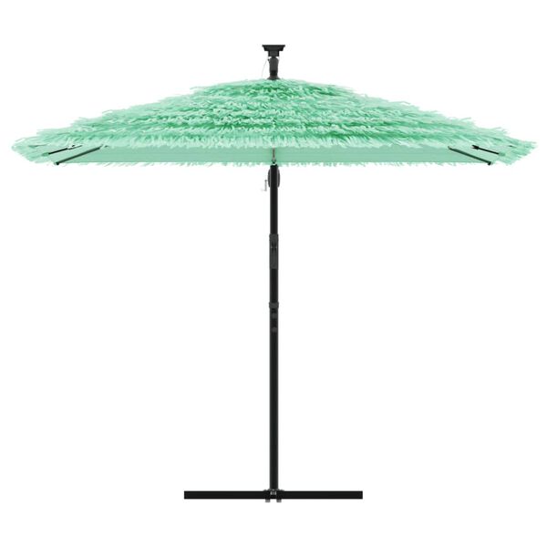vidaXL Sonnenschirm mit Stahlmast Gr&uuml;n 269x269x235 cm