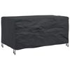 vidaXL M&ouml;belbezug Uni Schwarz 150 x 90 x 75 cm 210D