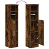 vidaXL Badezimmerschrank mit Rollenhalter R&auml;uchereiche 20,5x22x90 cm
