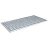vidaXL Gitter Silber 80 x 40 x 2 cm Feuerverzinkter Stahl