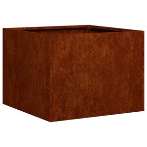 vidaXL Pflanzk&uuml;bel Rostig 40x40x30 cm Wetterfester Stahl