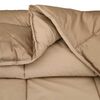 vidaXL Winterbettdecke Gold 200 x 220 cm Satin und Mikrofaser