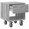 vidaXL Nachttisch Graues Sonoma 40,5 x 40 x 48 cm Holzwerkstoff