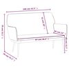 vidaXL Sitzbank Blau 108x79x79 cm Samt