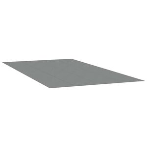 vidaXL Pool-Bodentuch Hellgrau 820x420 cm Polyester Geotextil
