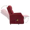 vidaXL Massagesessel mit Aufstehhilfe Weinrot Stoff