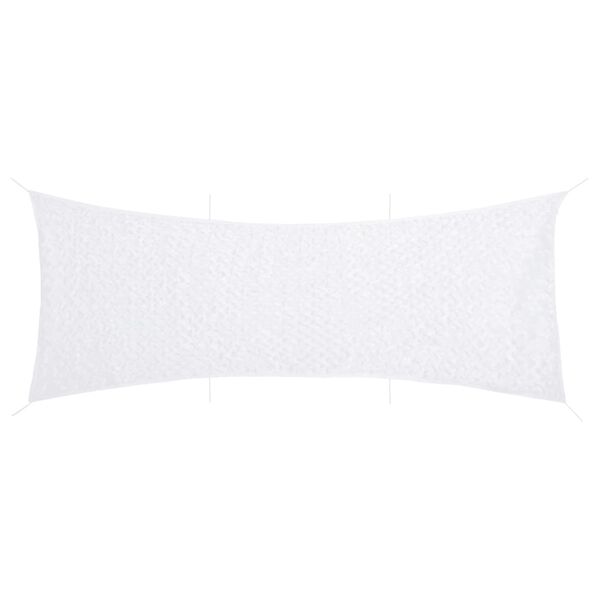 vidaXL Tarnnetz mit Aufbewahrungstasche 623x203 cm Wei&szlig;