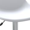 vidaXL Esszimmerstuhl Drehbar Wei&szlig; PP