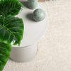 vidaXL Teppich ISTAN Hochflor Gl&auml;nzend Creme 100x200 cm