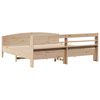 vidaXL Massivholzbett ohne Matratze 200x200 cm Kiefer