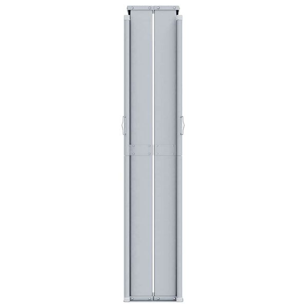 vidaXL Seitenmarkise Ausziehbar Rot 200x1000 cm