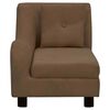 vidaXL Hundesofa mit Kissen Braun 83x44x44 cm Pl&uuml;sch