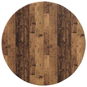 vidaXL Tischplatte Altholz &Oslash; 50 x 1,5 cm Holzwerkstoff
