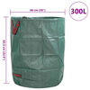 vidaXL Gartenm&uuml;lls&auml;cke 12 pcs Gr&uuml;n 66 x 66 x 83,5 cm Polypropylen