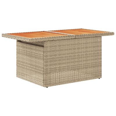 vidaXL 11-tlg. Garten-Sofagarnitur mit Kissen Grau Poly Rattan