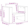 vidaXL 2-tlg. Garten-Lounge-Set Massivholz Douglasie
