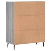 vidaXL Sideboard Grau Sonoma 69,5x34x90 cm Holzwerkstoff