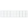 vidaXL Gabione mit Deckel 850x100x200 cm Verzinktes Eisen