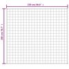 vidaXL Gewichtsdecke Hellcreme 200x220 cm 9 kg Stoff