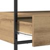 vidaXL Konsolentisch Artisan-Eiche 75 x 40 x 75 cm Holzwerkstoff