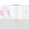 vidaXL Zaunpfosten Gr&uuml;n 100 x 1,4 m (25 mm Maschenweite) Stahl und PVC