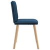 vidaXL Esszimmerst&uuml;hle 6 Stk. Blau Stoff