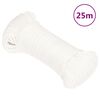 vidaXL Bootsseil Wei&szlig; 5 mm 25 m Polypropylen