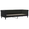 vidaXL Tagesbett Ausziehbar mit Matratzen Schwarz 80x200 cm Samt