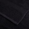 vidaXL Premium-G&auml;stet&uuml;cher SOLUND 10 Stk. Schwarz 30x50 cm 600 g/m&sup2;