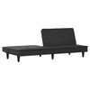 vidaXL Schlafsofa Schwarz Stoff
