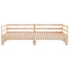 vidaXL Ausziehbares Tagesbett ohne Matratze 80x200 cm