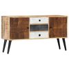 vidaXL Sideboard 118x30x62 cm Massivholz Mango