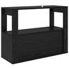 vidaXL Sideboard Schwarz Eichen-Optik 80 x 30 x 60 cm Holzwerkstoff